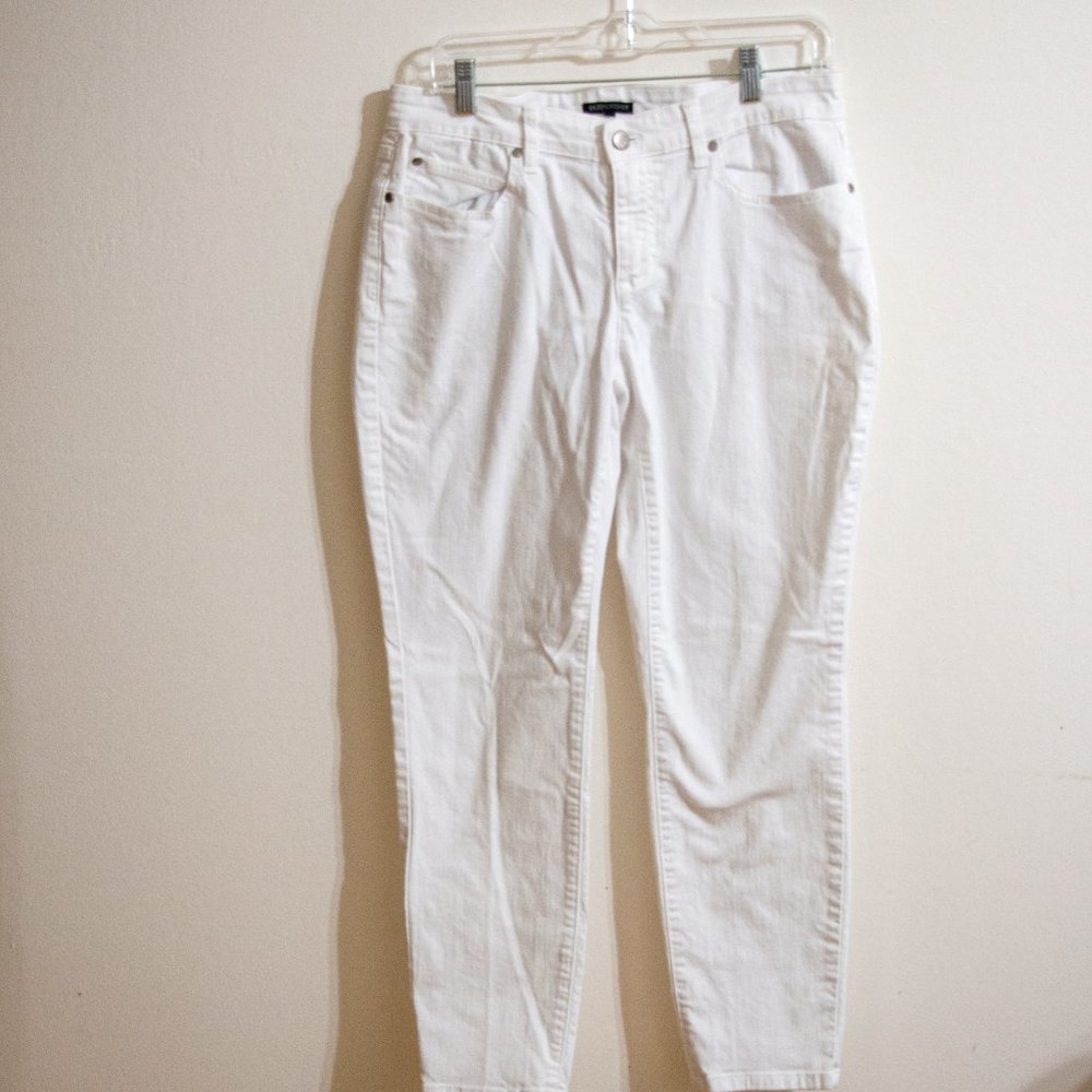 Eileen Fisher White Jeans Size 8